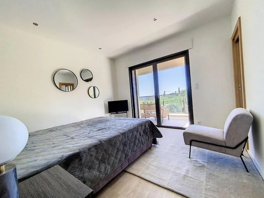 Luxueuse Villa De 4 Suites, Climatisation, Vue Mer, Piscine Grimaud